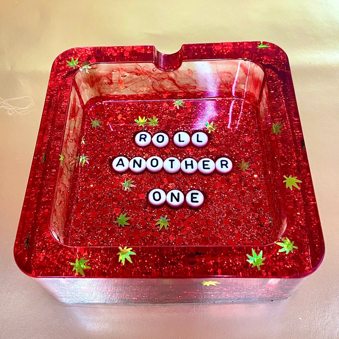 Personalised “Roll another one” Viral Epoxy Resin Ashtray by ResinByEmilyGB